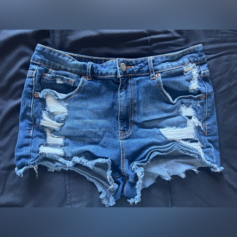 Aeropostale High Waisted Shorty Shorts